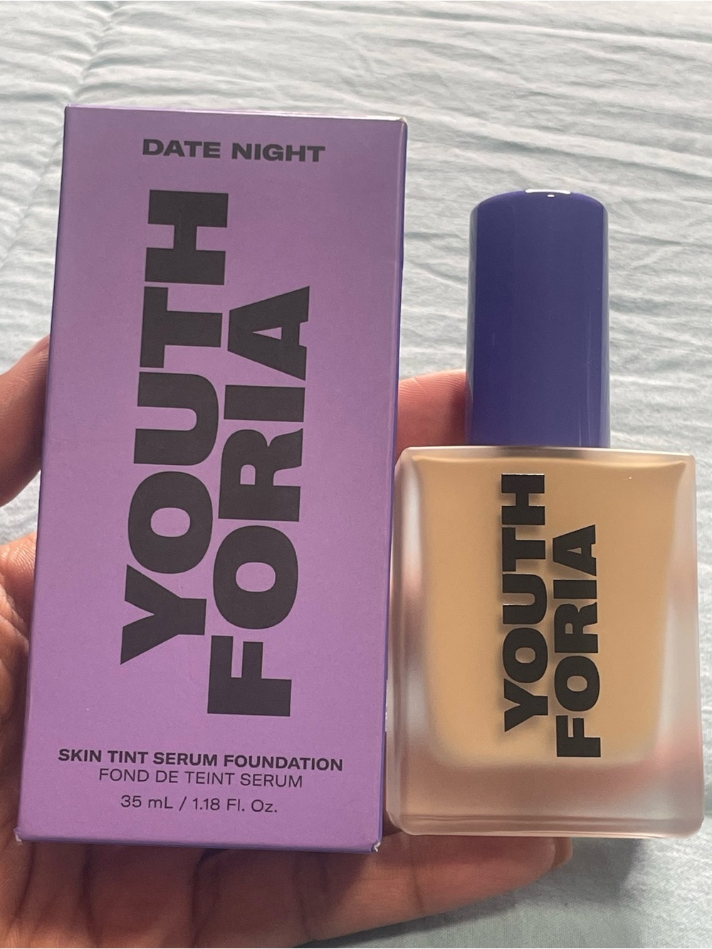 Youthforia Date Night Skin Tint Serum Foundation - Light Beige